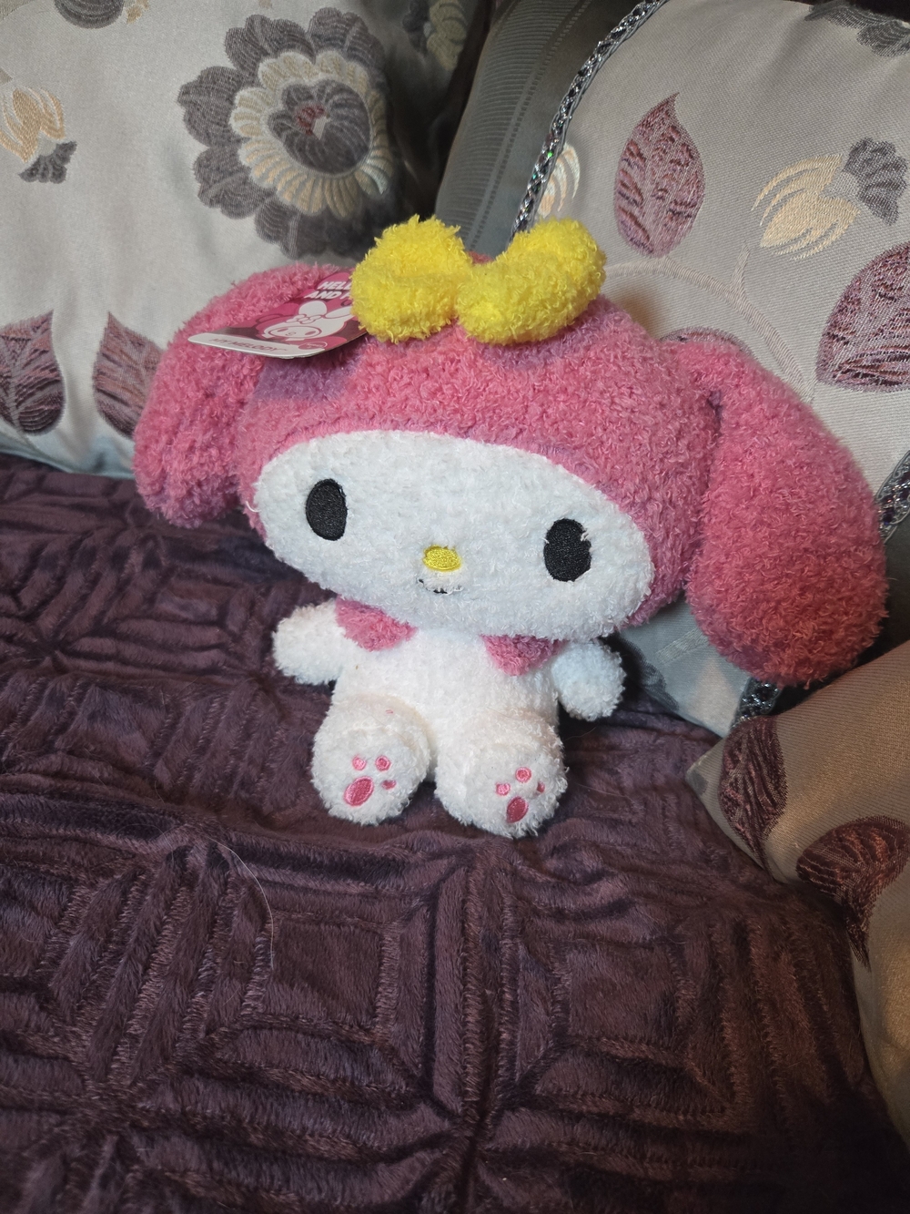 Sanrio My Melody Pink Fuzzy Plush - NWT